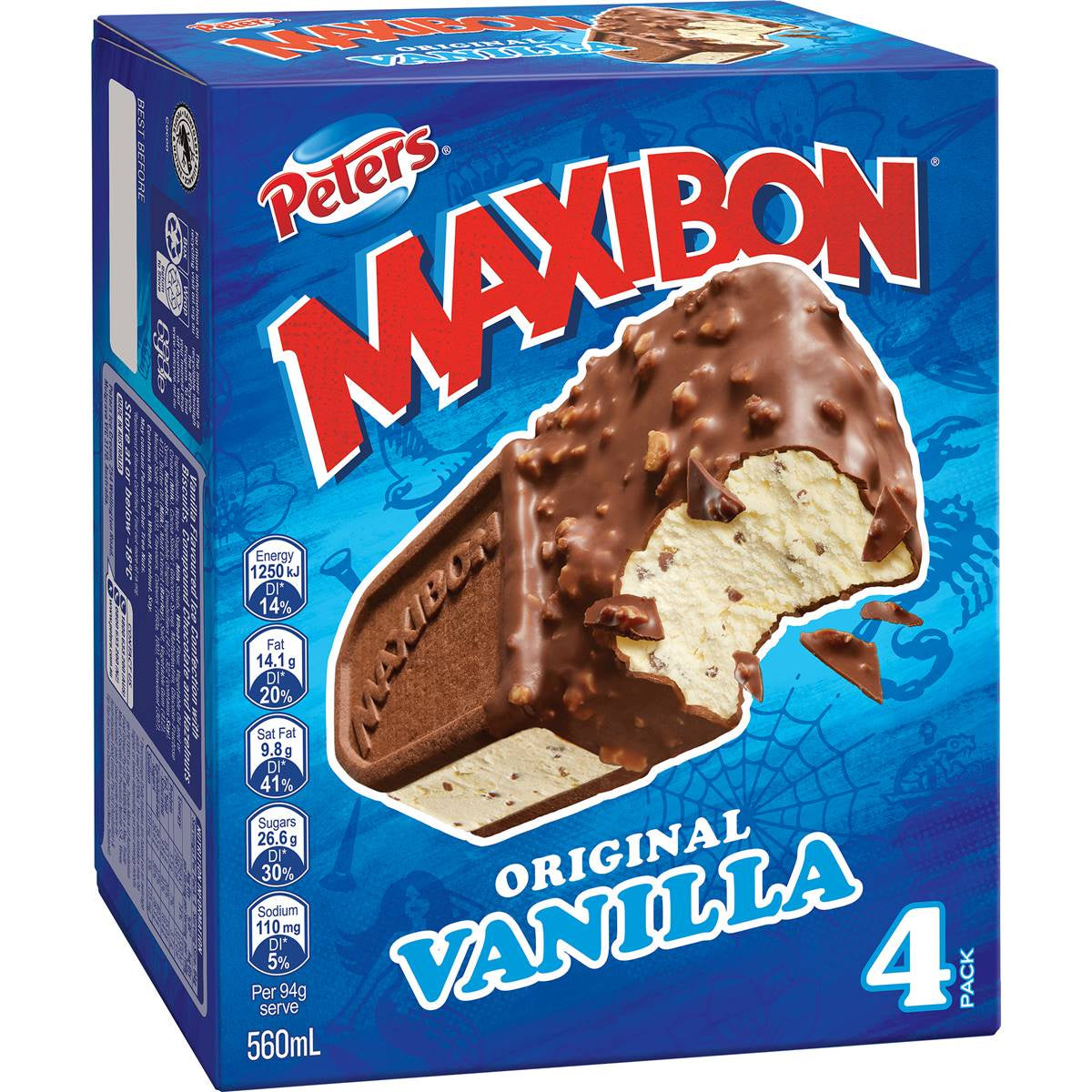 Peter's Maxibon Vanilla 4pk