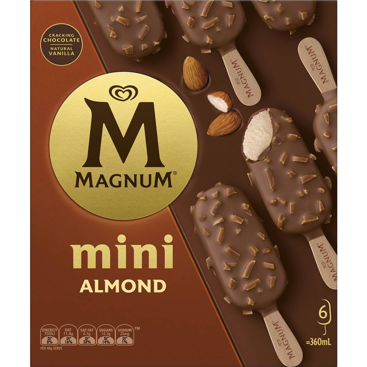 Magnum  Mini Almond 6pk