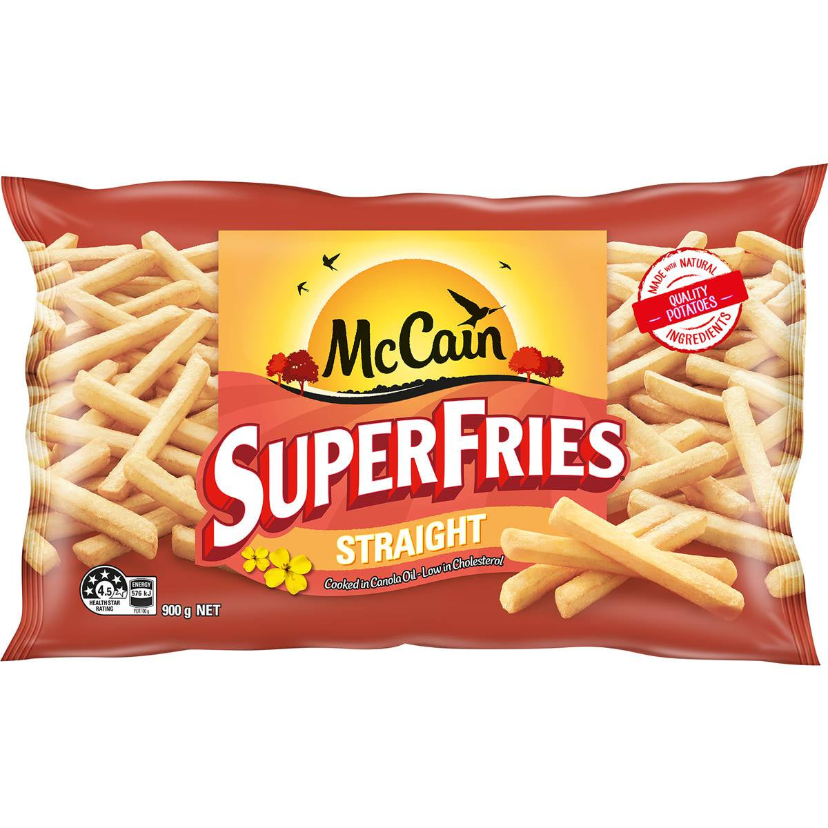 McCain Superfries Straight Cut Gluten Free 900g