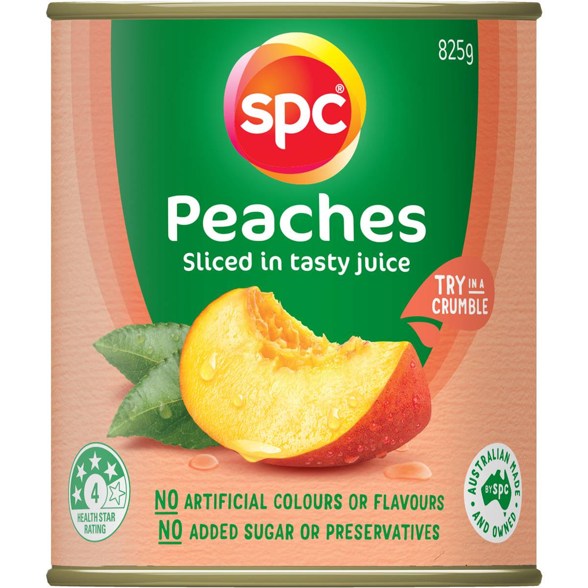 SPC Peach Slices in Juice 825g