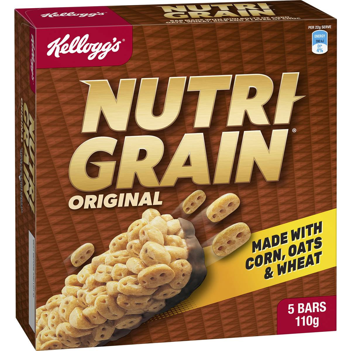 Kellogg's Nutri Grain Bars Original 5pk 110g