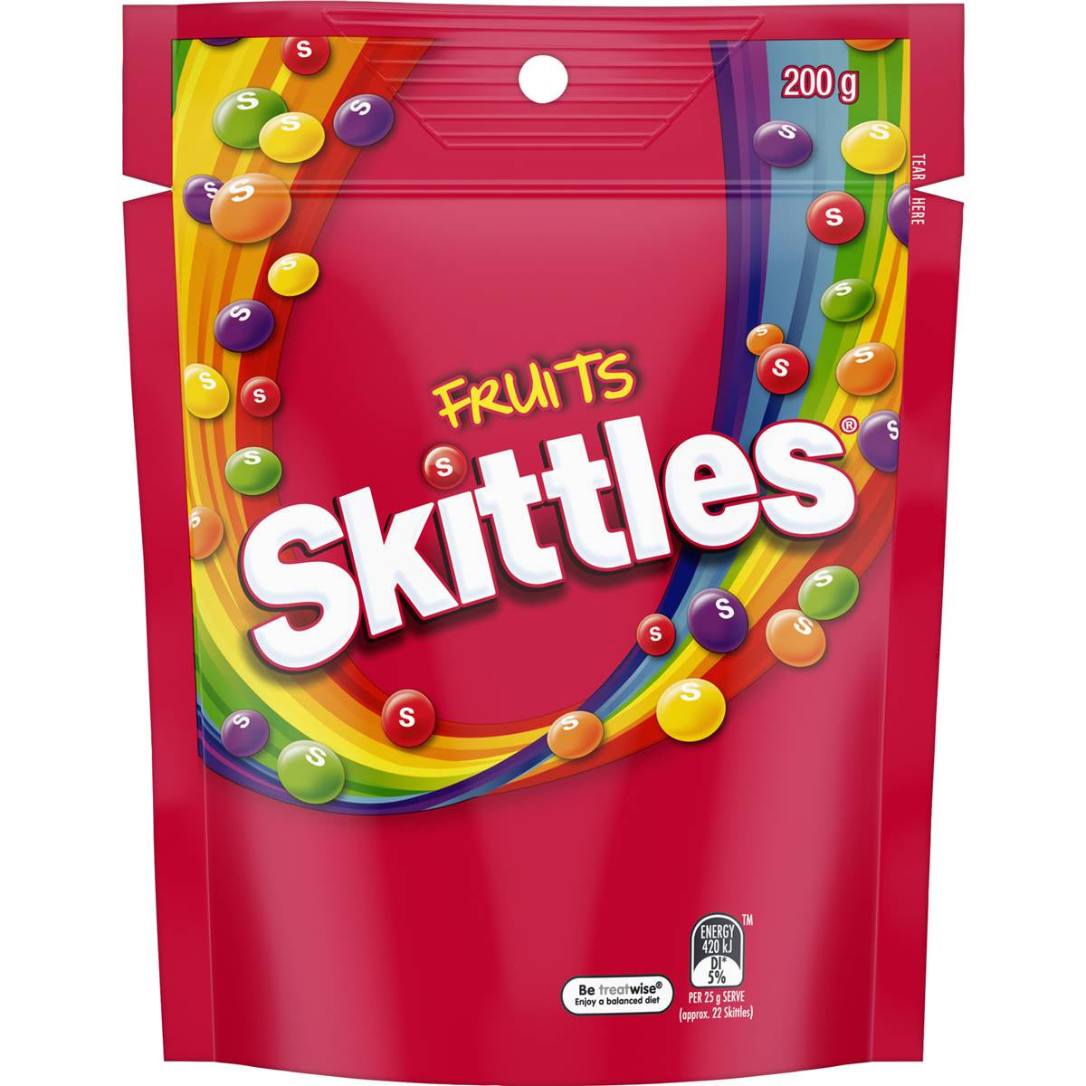 Skittles Fruits Share Bag 200g