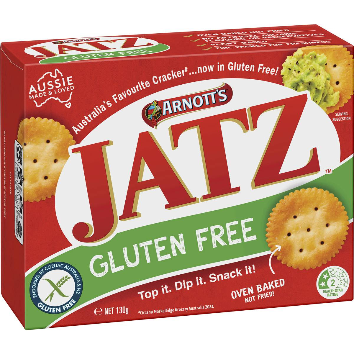 Arnott's Jatz Crackers Gluten Free 130g