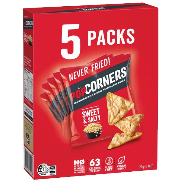 Popcorners Multipacks Sweet & Salty 5pk 70g