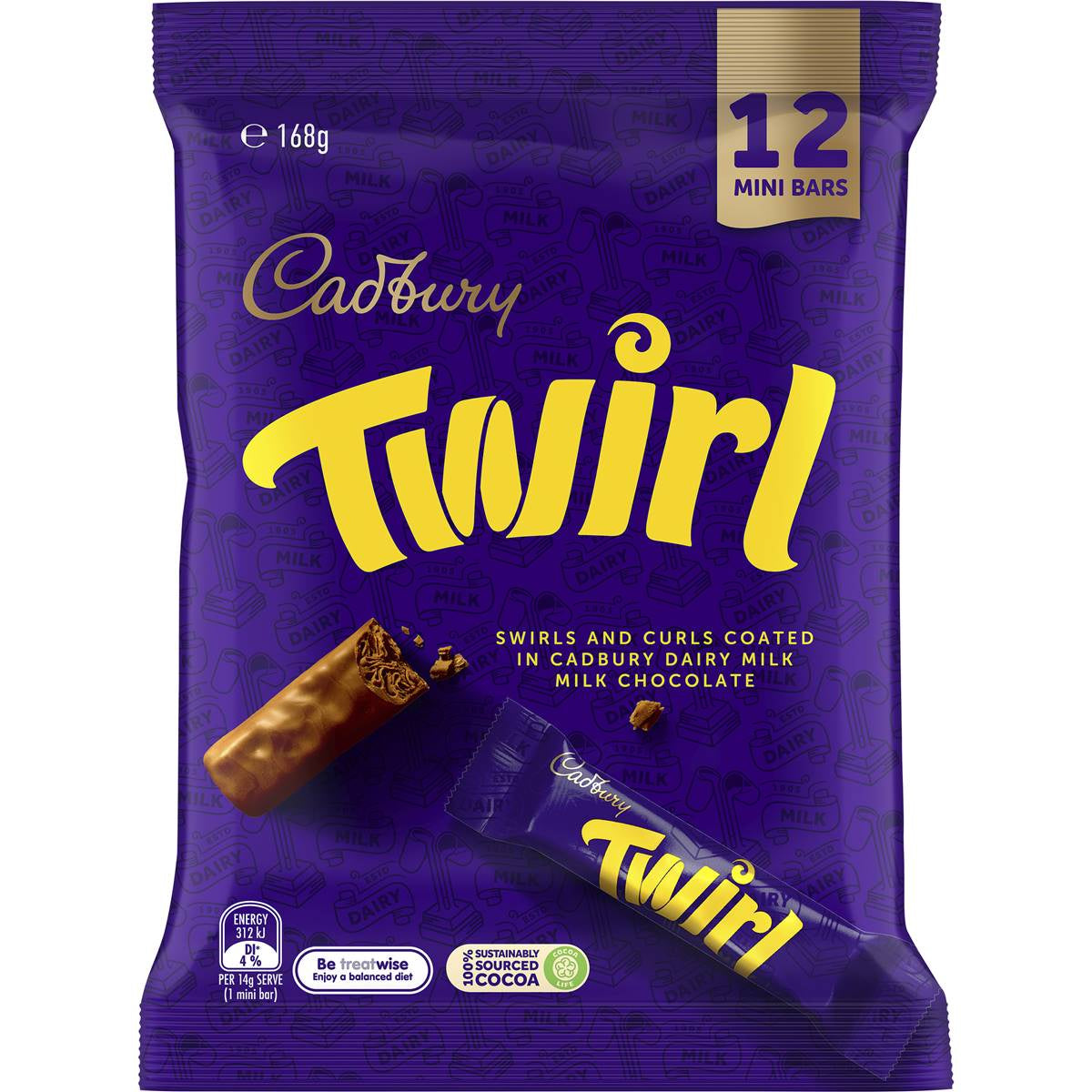 Cadbury Twirl Sharepack 12pk 168g