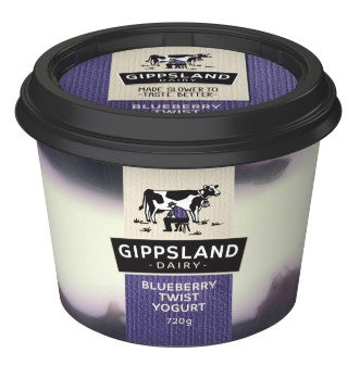 Gippsland Dairy Yoghurt Blueberry 700g