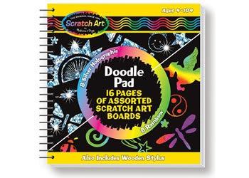 M&D Scratch Art Doodle Book