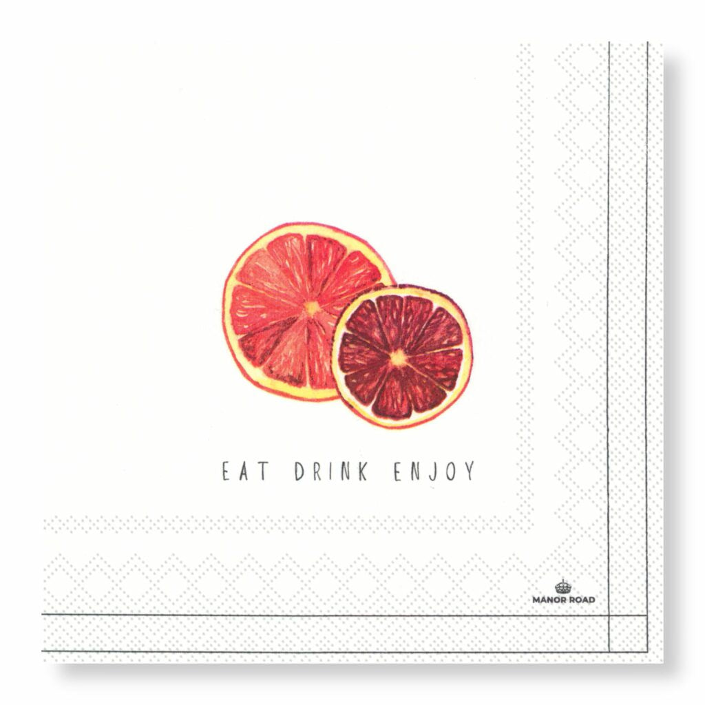 Blood Orange Napkins Luncheon 20pk