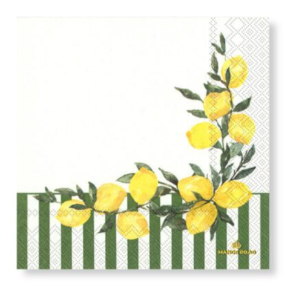 Limoncello Napkins Cocktail 20pk