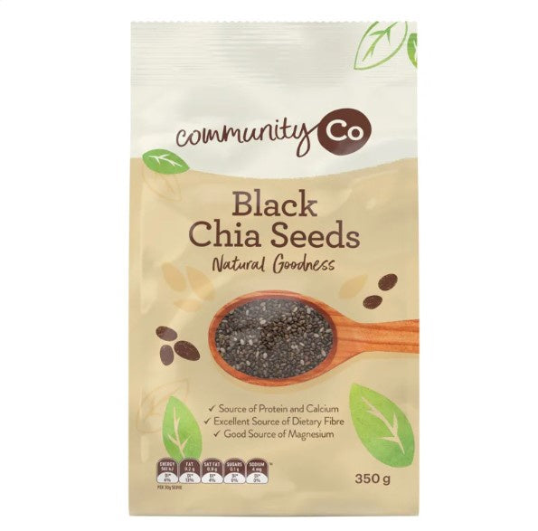 Community Co Chia Seeds Black 350g