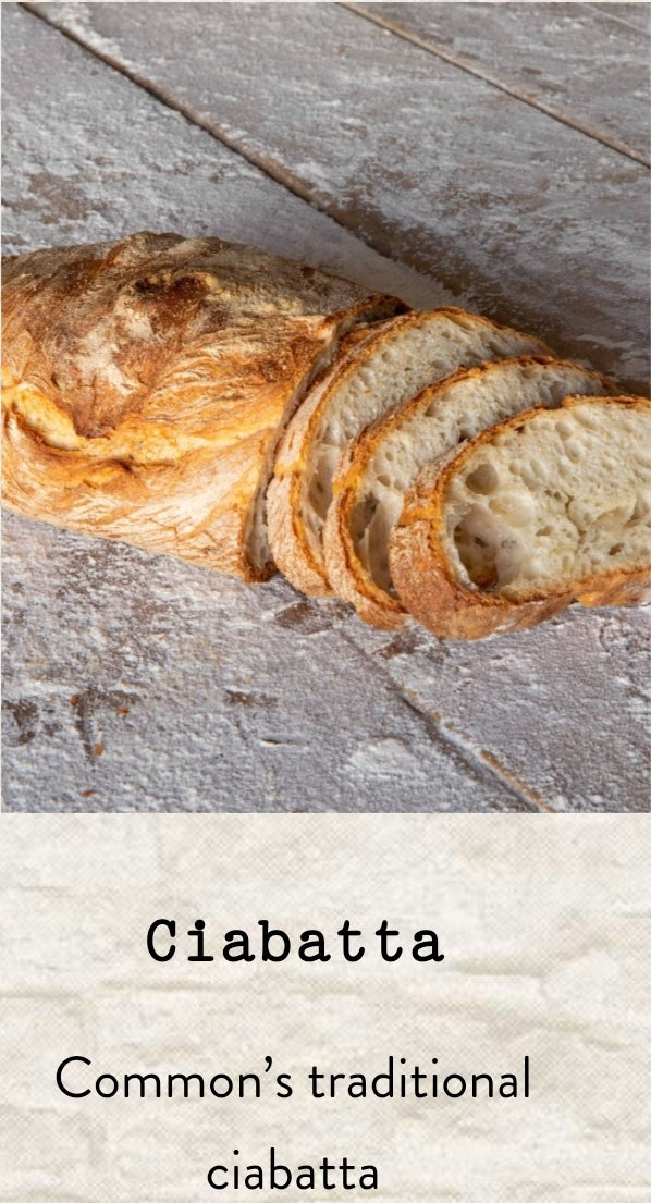 Common Bakery White Ciabatta 600g