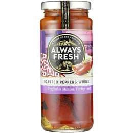 Always Fresh Roasted Peppers Whole 330g