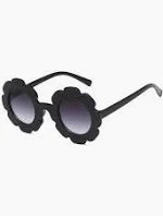 Kids Flower Sunglasses Black