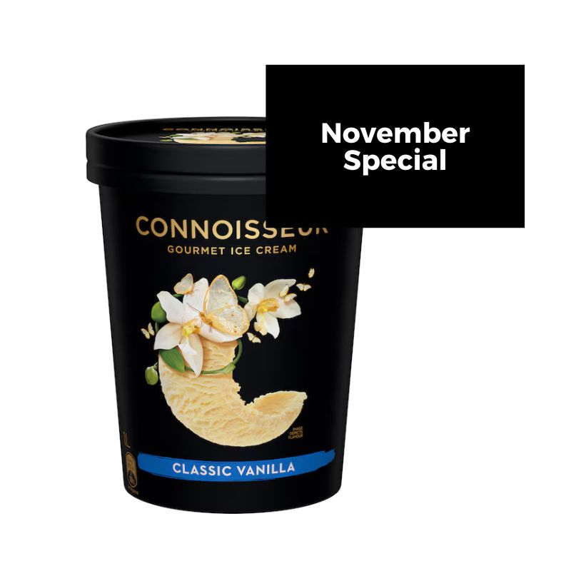 Connoisseur Ice Cream Classic Vanilla 1L