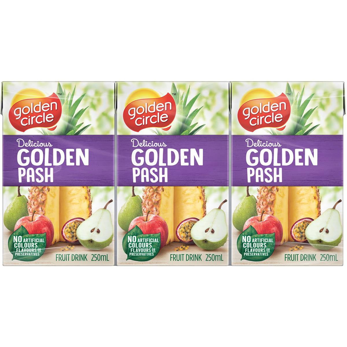 Golden Circle Golden Pash Juice 250mL 6pk