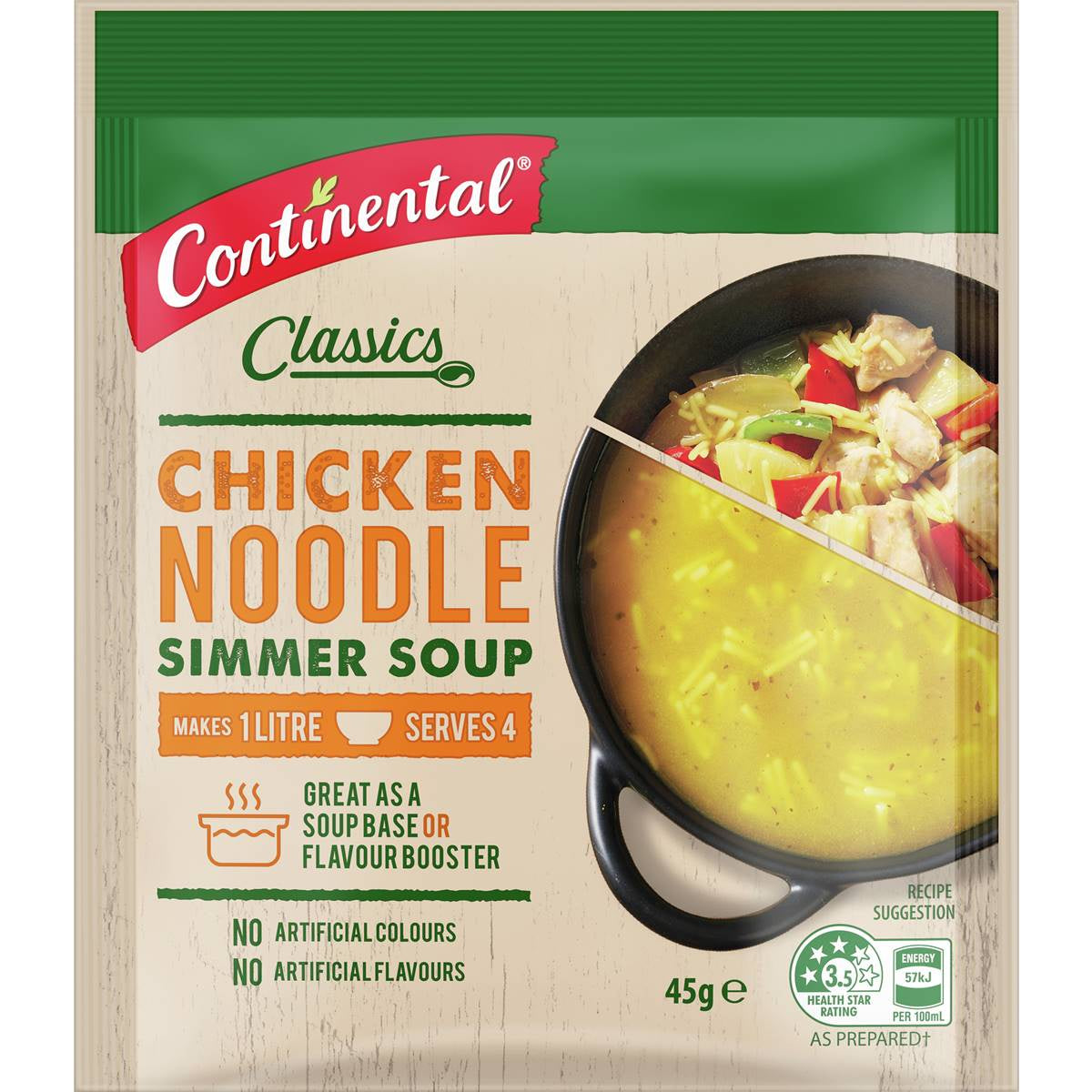 Continental Chicken Noodle Soup Mix 45g