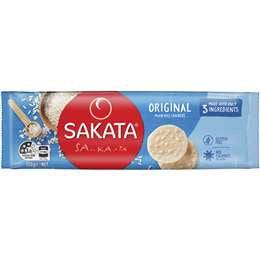 Sakata Rice Crackers Plain 90g