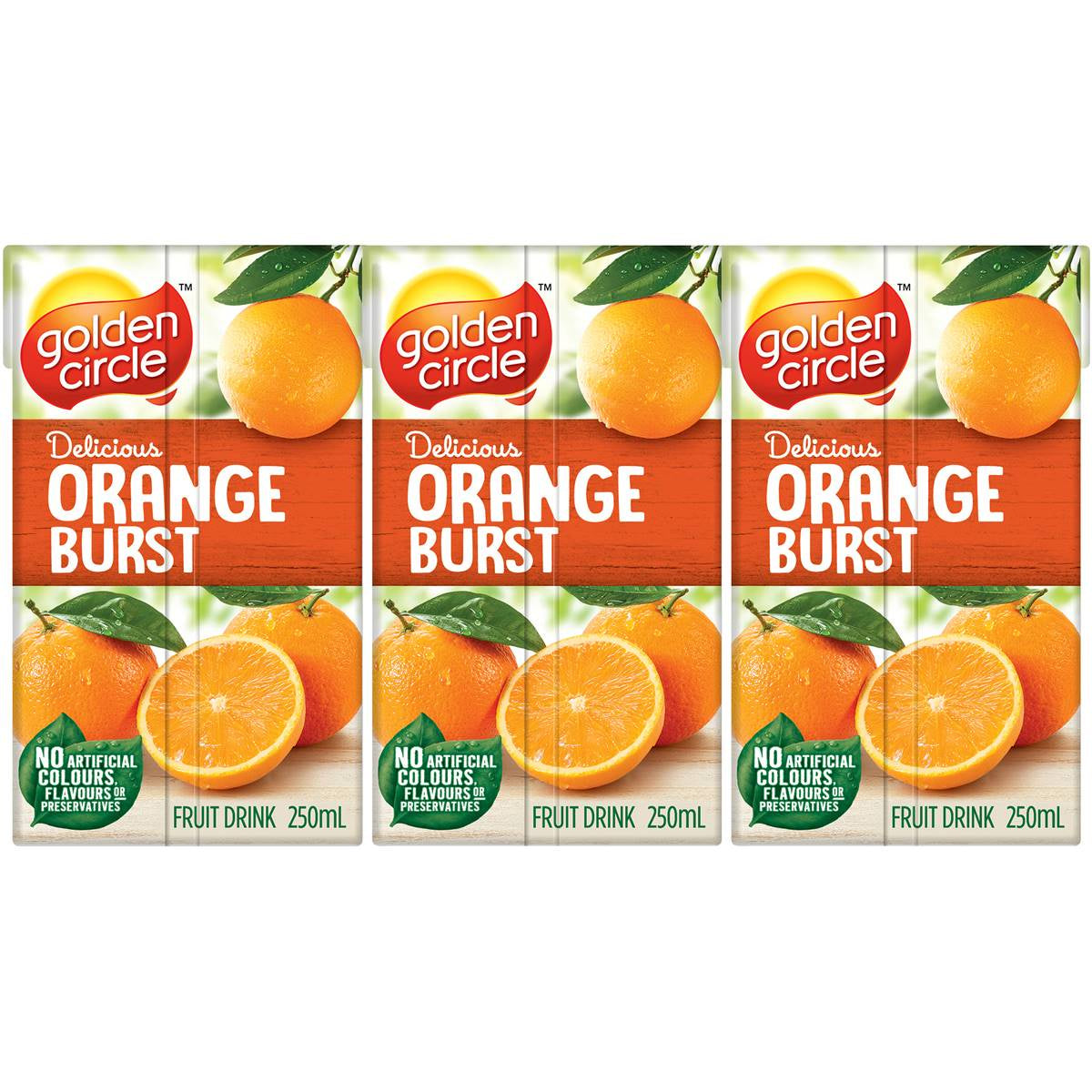 #Golden Circle Orange 250mL 6pk