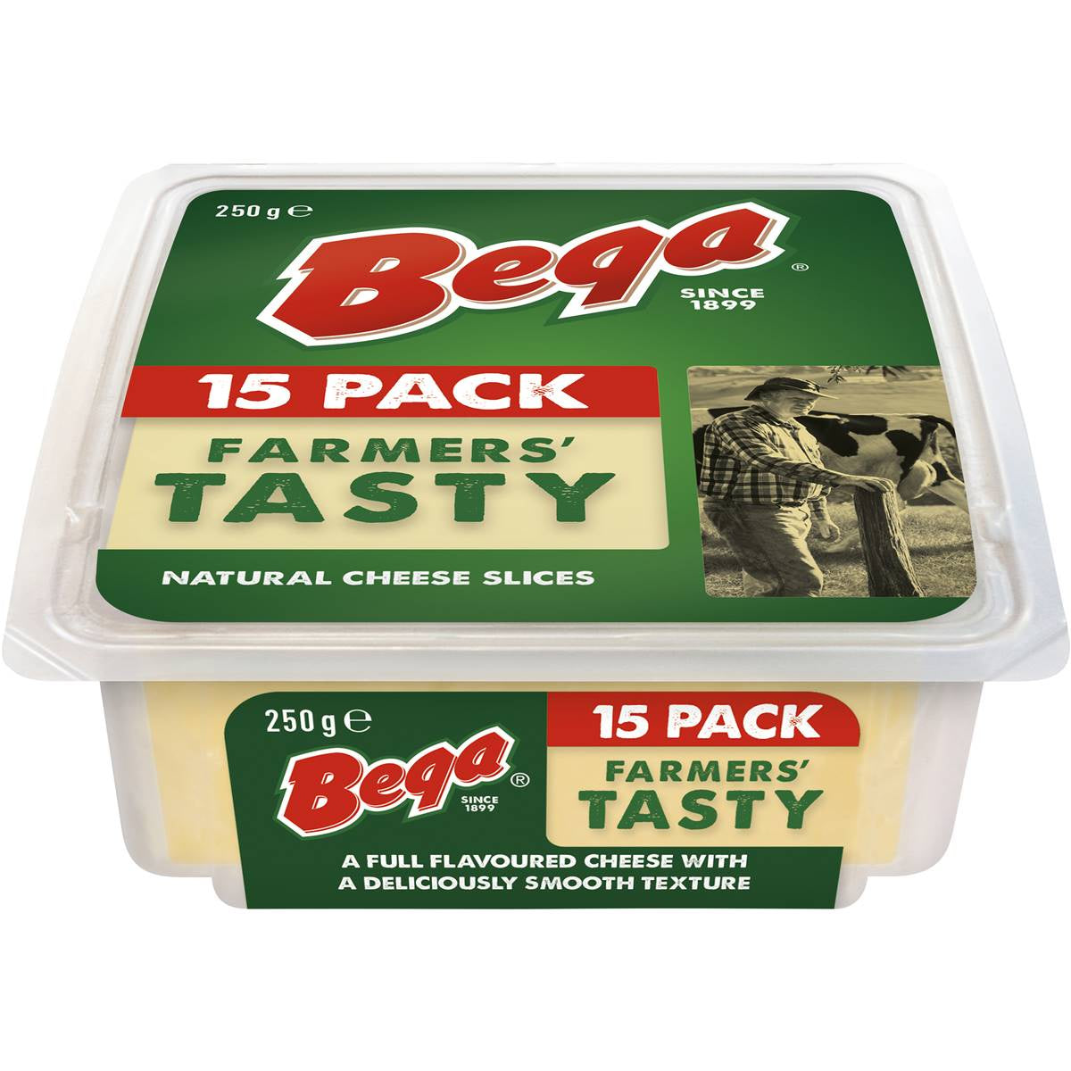 Bega Tasty Natural Cheese Slices 15pk