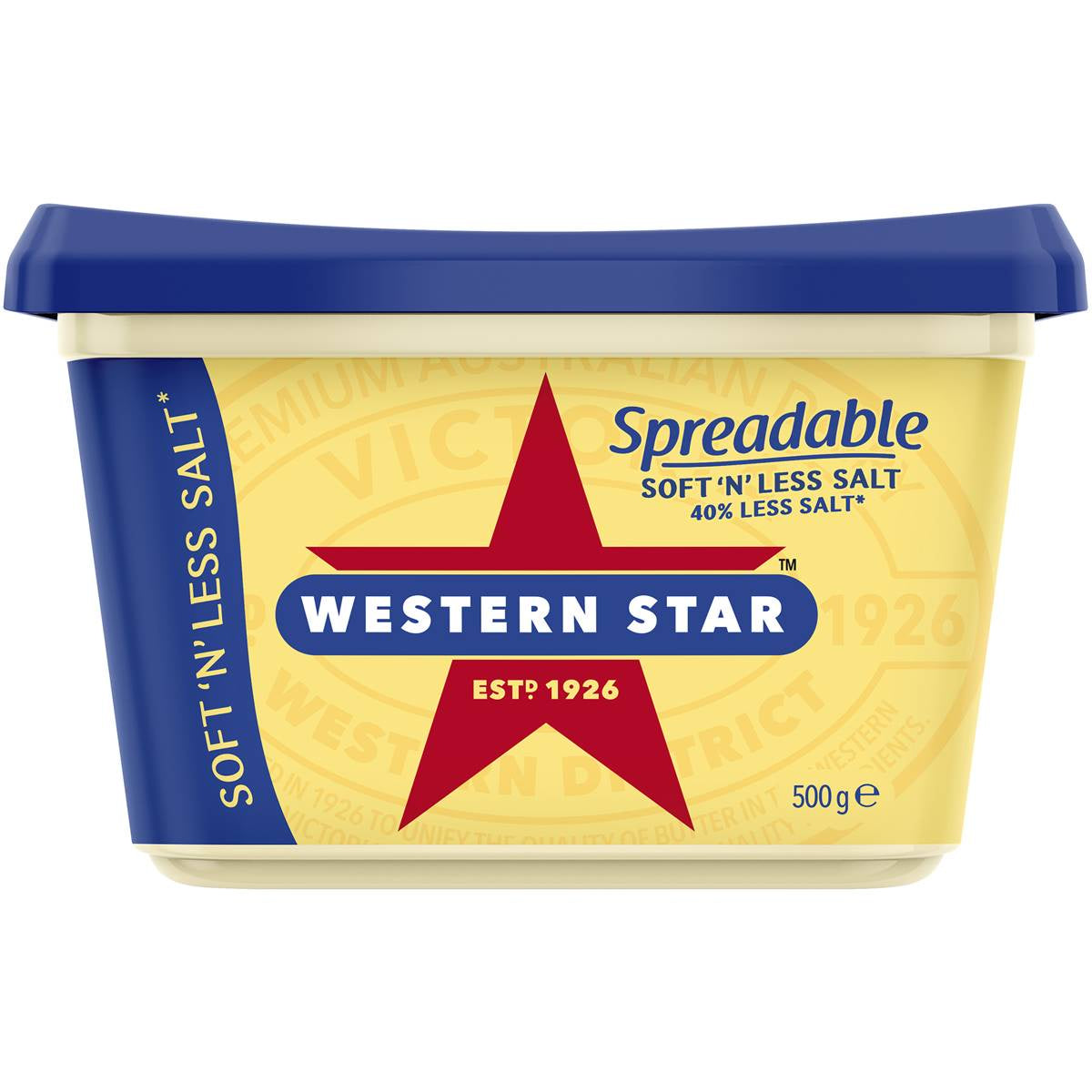 Western Star Spreadable Soft 'N' Less Salt 500g