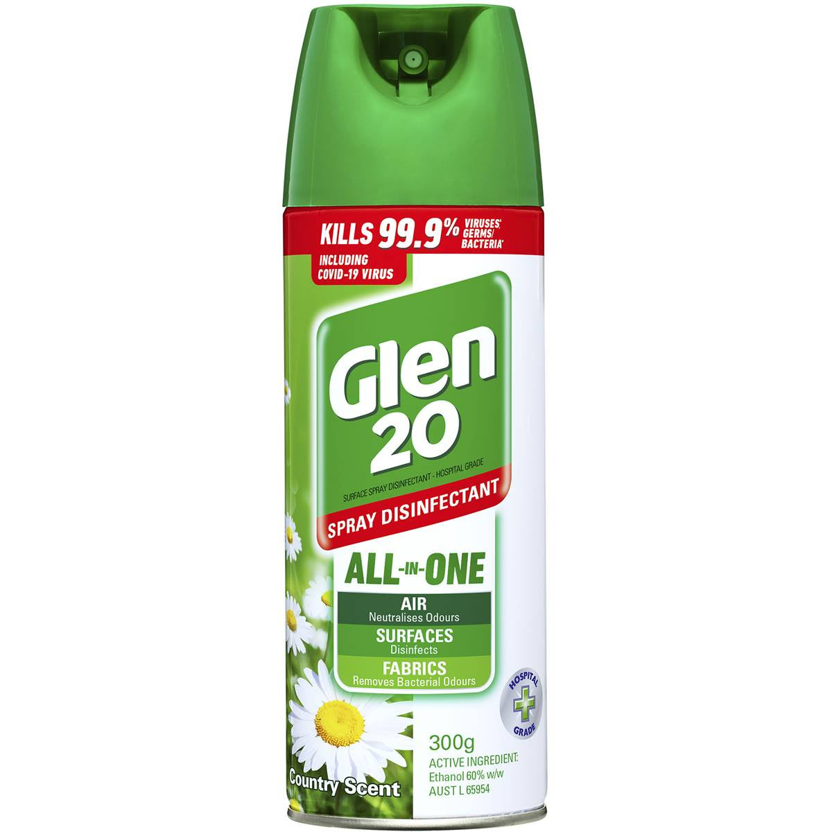 Glen 20 Dettol Country Scent Disinfectant Spray 300g