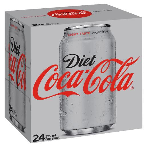 Coca Cola Coke Diet Carton 375mL 24pk