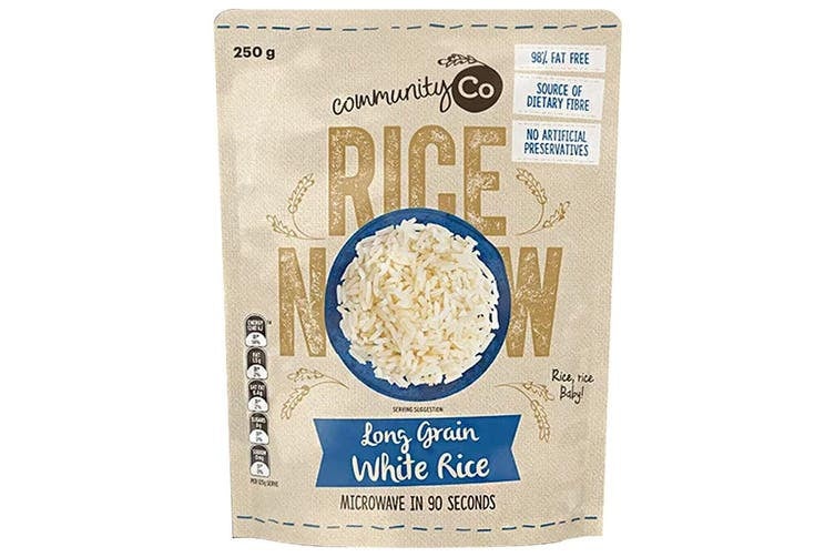 Community Co Microwave Rice Long Grain White 250g