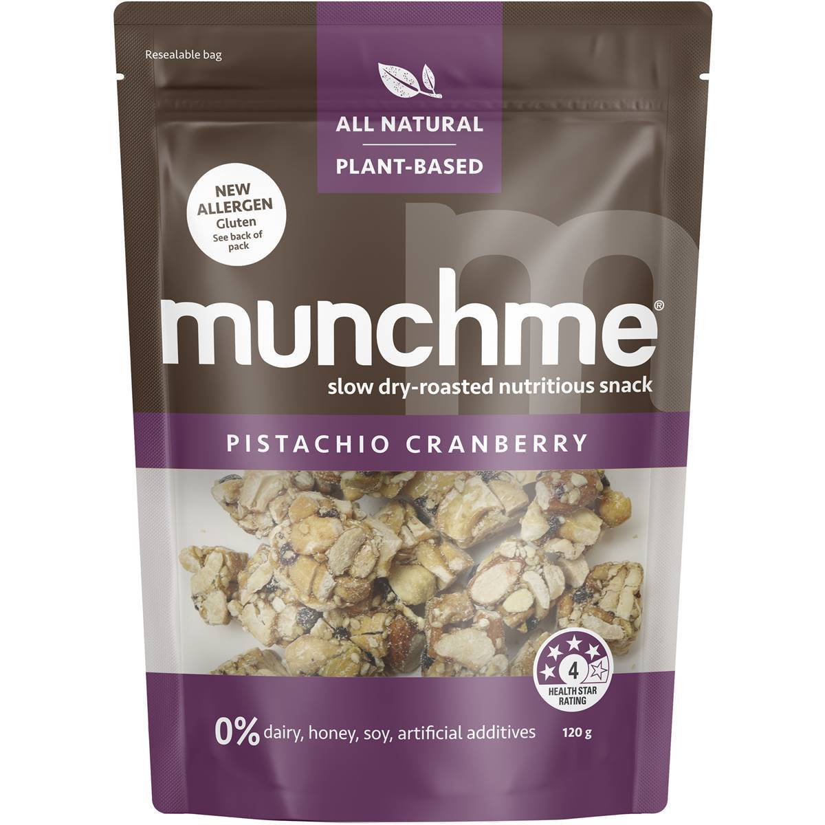 Munchme Pistachio Cranberry 120g