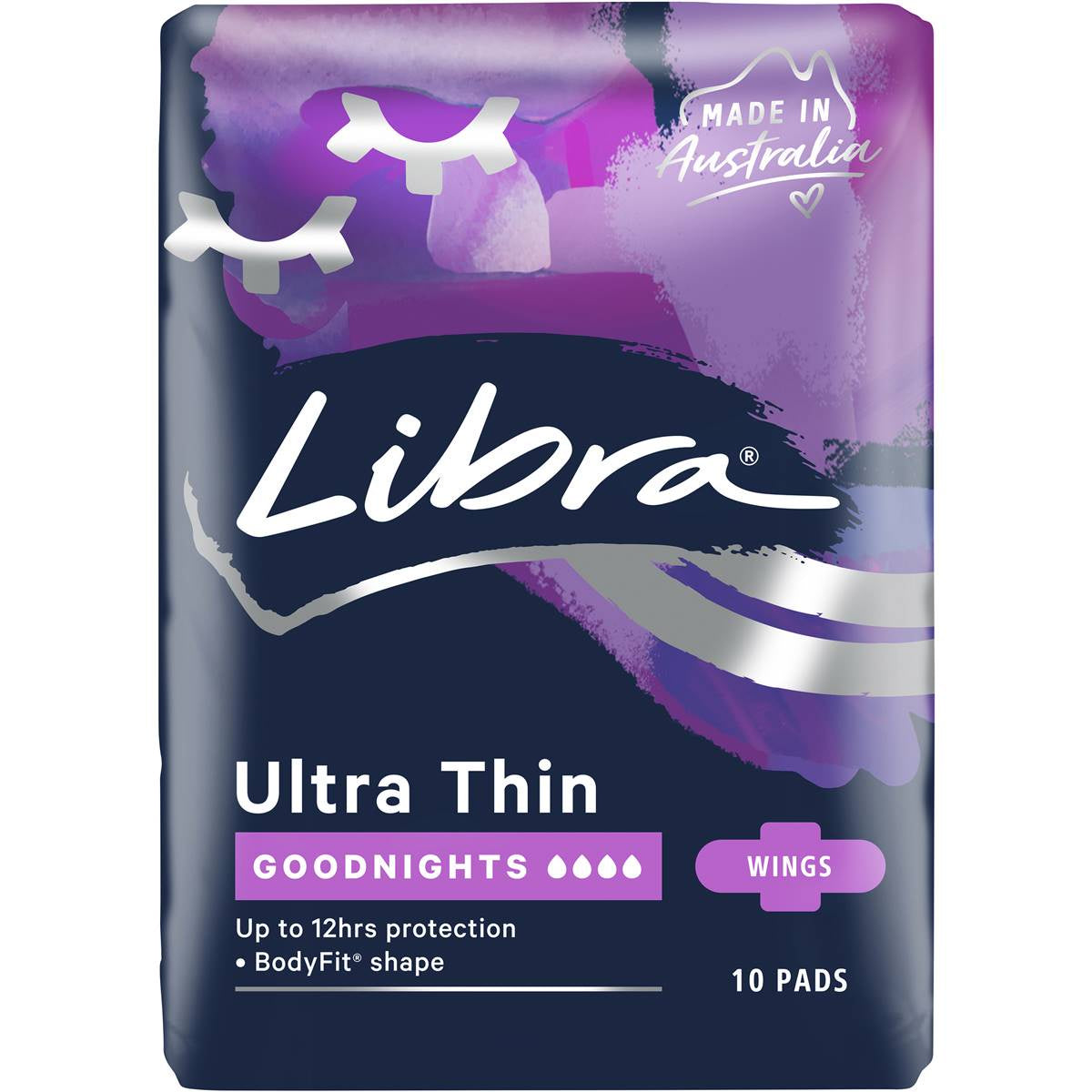 Libra Ultra Thins Goodnights Wing Pads 10pk