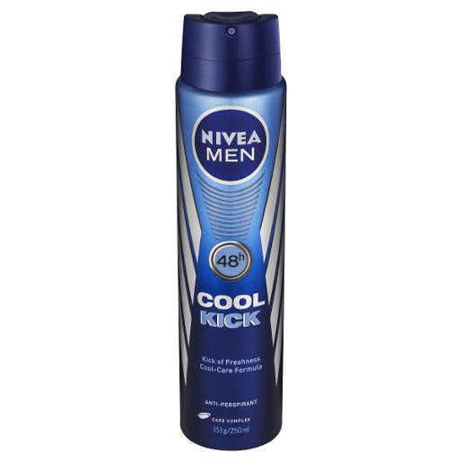 Nivea Men Antiperspirant Deodorant Cool Kick 250mL