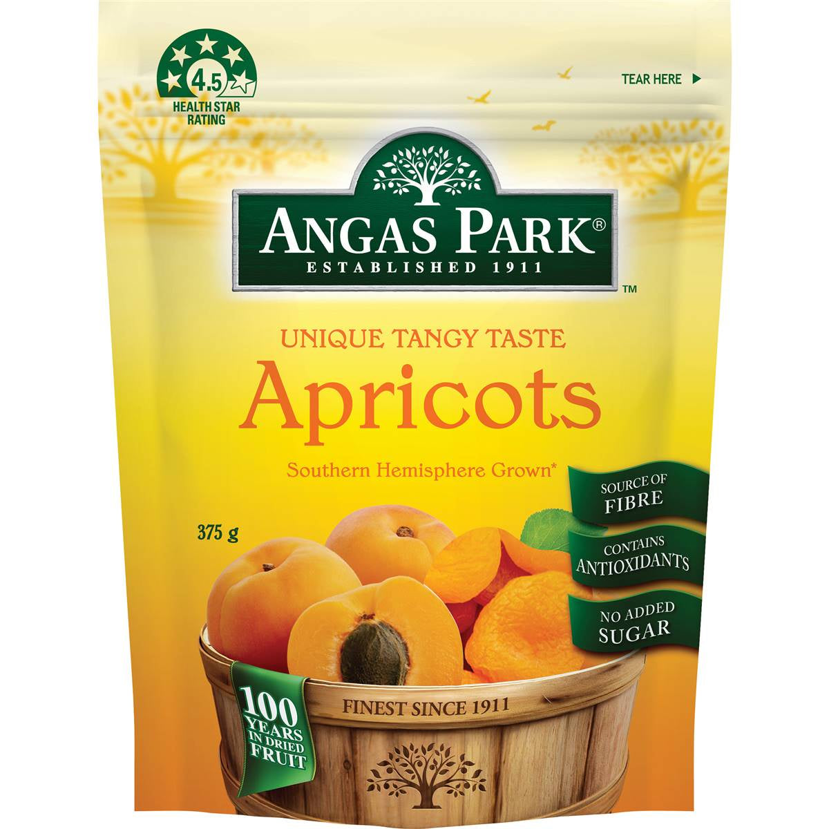 Angus Park Dried Apricots 375g