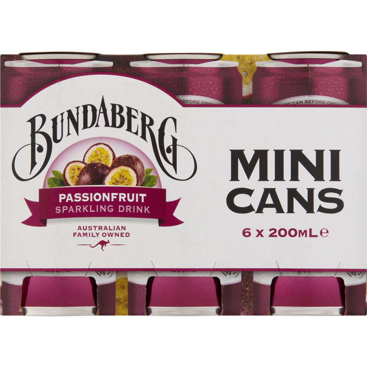 Bundaberg Passionfruit 200ml 6pk