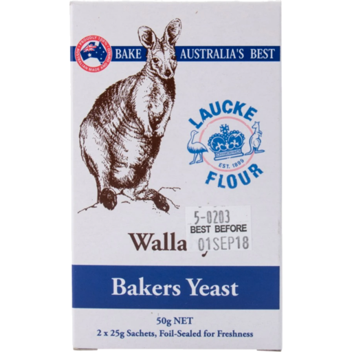 Laucke Wallaby Bakers Yeast 50g