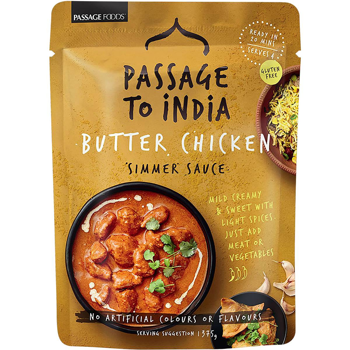 Passage to India Simmer Sauce Butter Chicken 375g