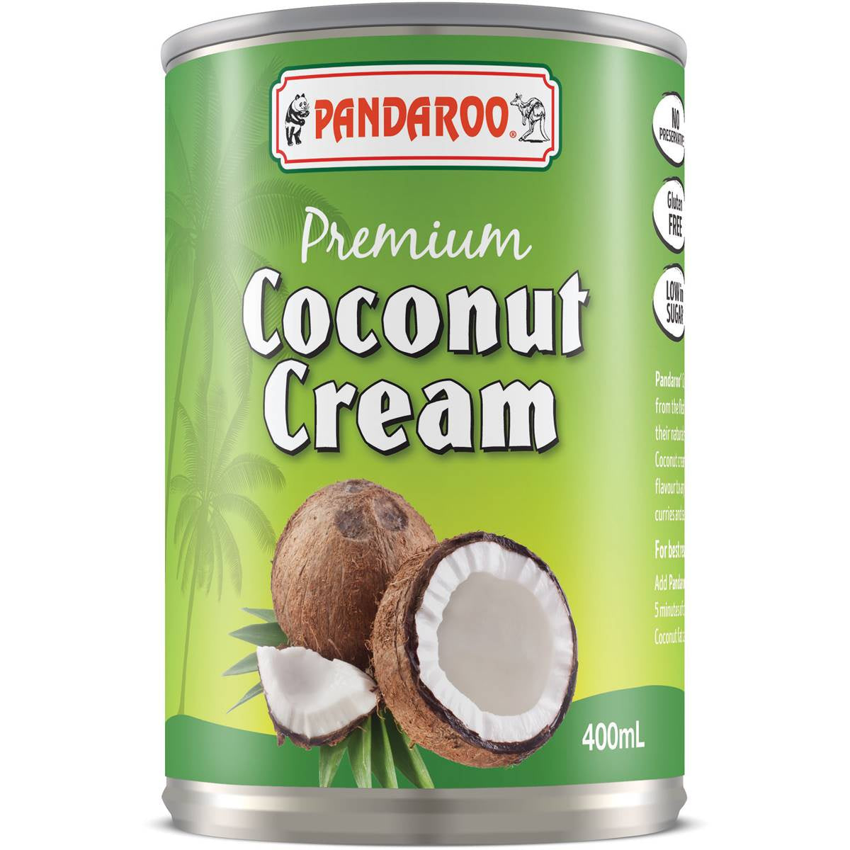 Pandaroo Coconut Cream 400mL