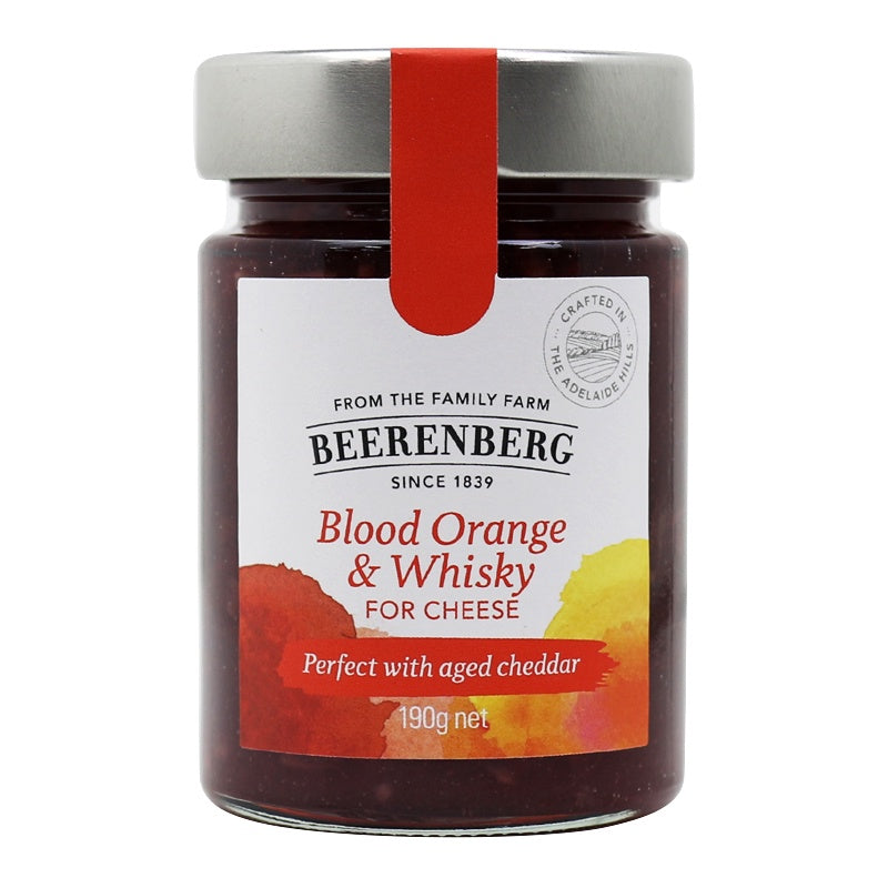 Beerenberg Blood Orange & Whisky for Cheese 190g