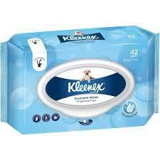 #Kleenex Flushable Wipes Unscented 42pk