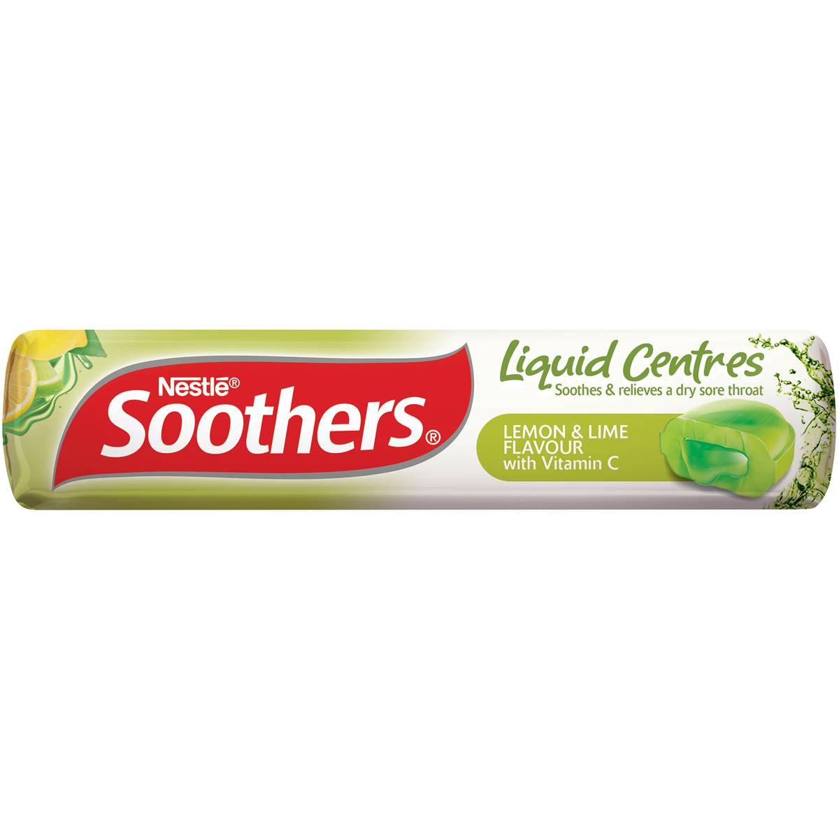 Soothers Liquid Centre Lemon Lime 10pk