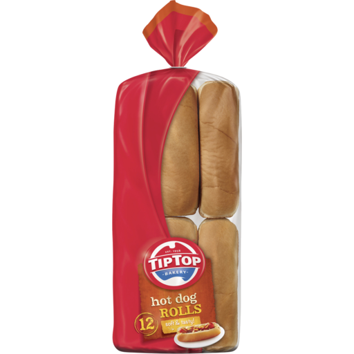 TipTop Hot Dog Roll 12pk