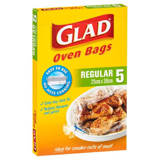 Glad Oven Bag Regular 5pk