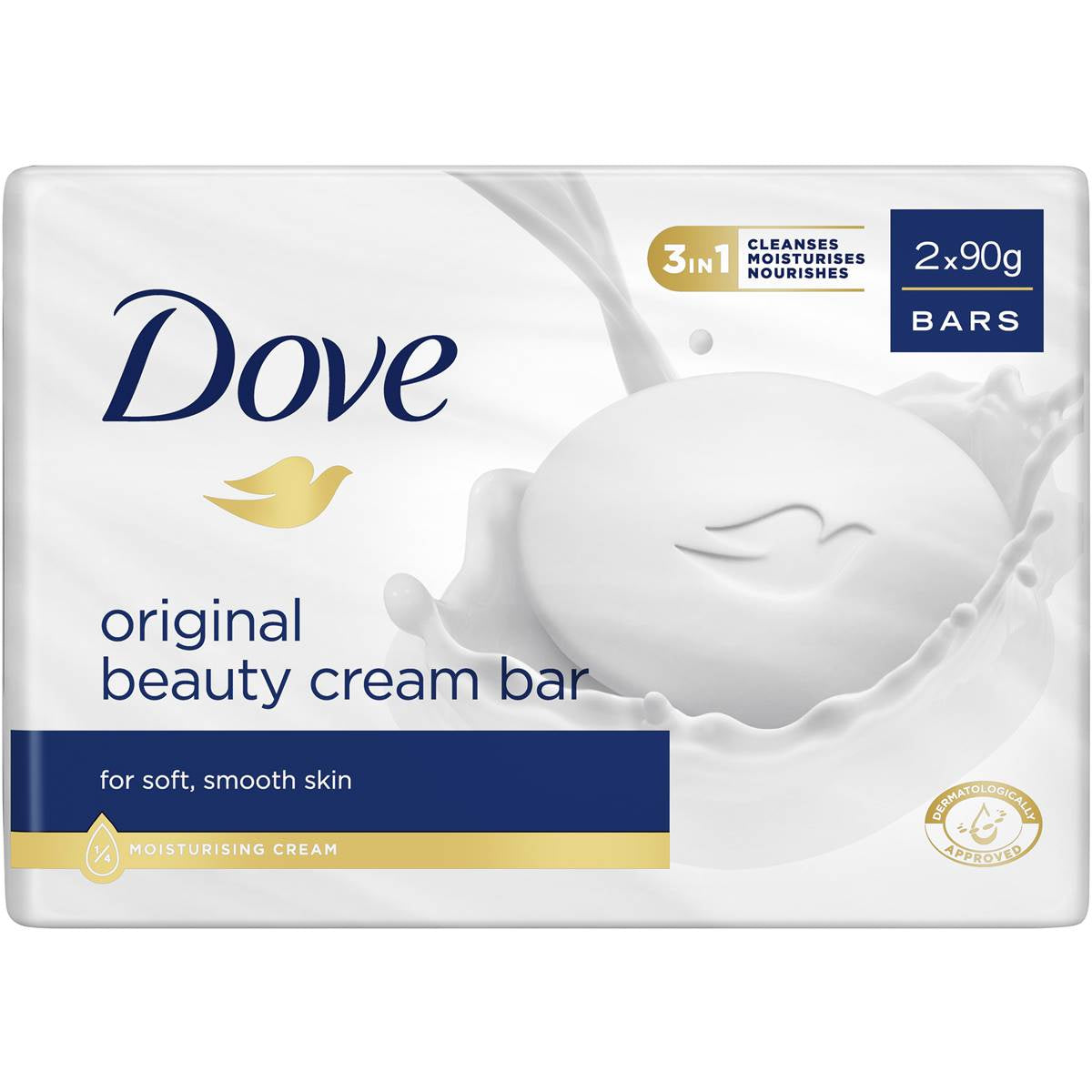 Dove Beauty Cream Bar Original 2pk 90g