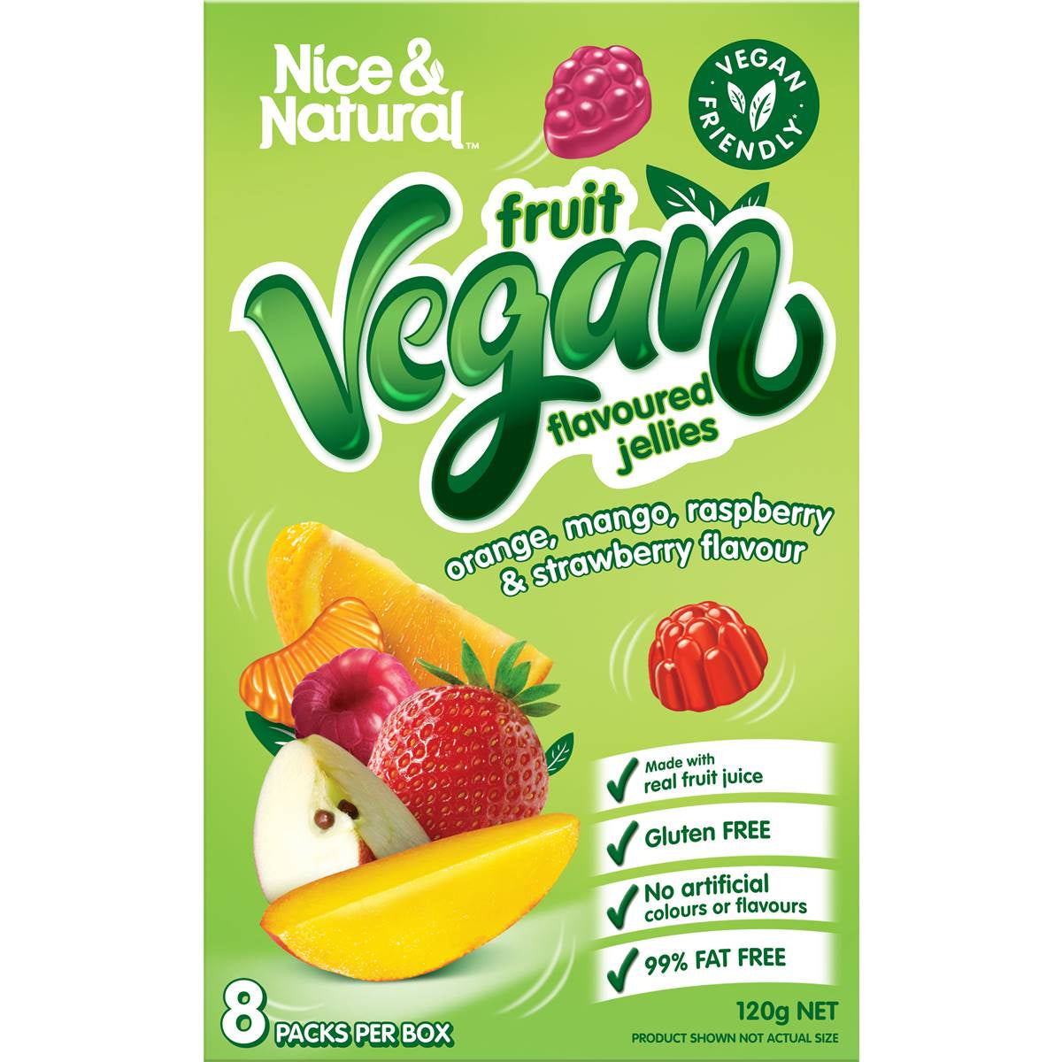 Nice & Natural Fruit Flavoured Jellies 120g