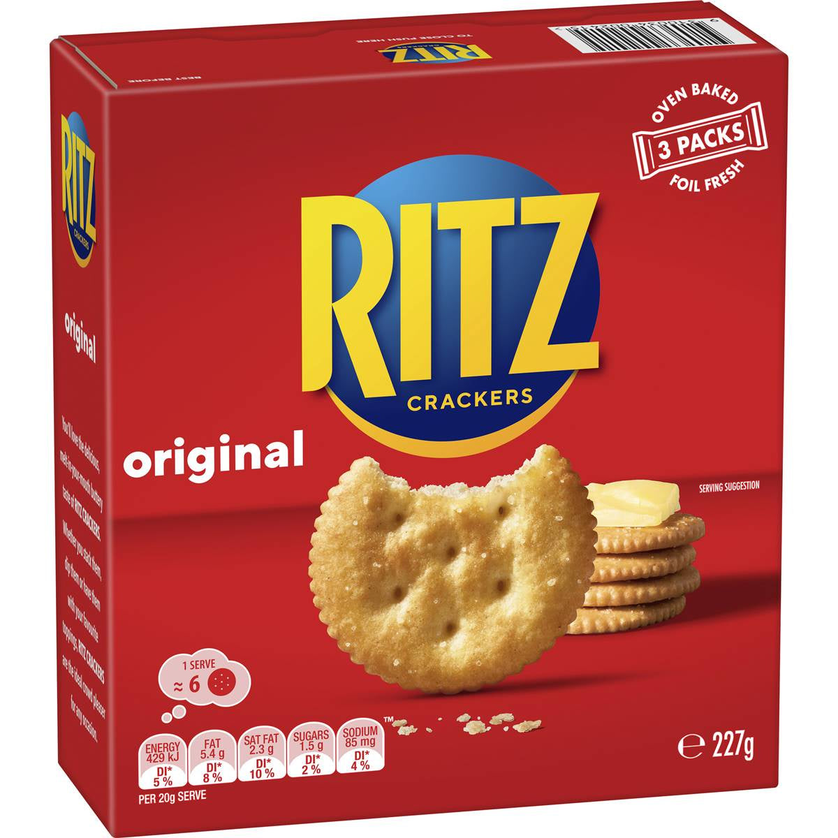 Ritz Original Flavoured Crackers 227g