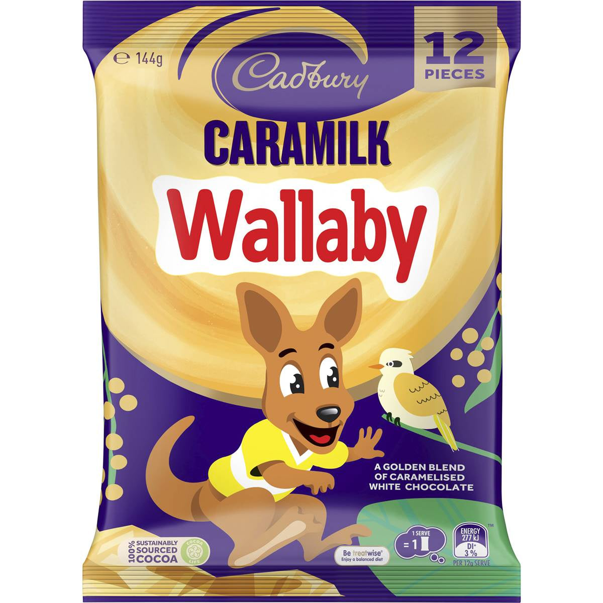 Cadbury Caramilk Wallaby Sharepack 12pk