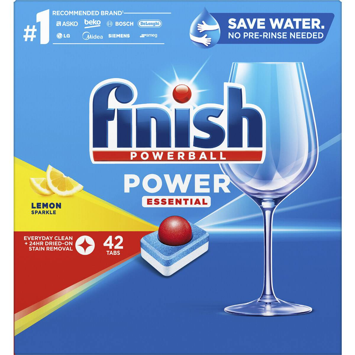 #Finish Power Essentials Dishwasher Tablets 42pk