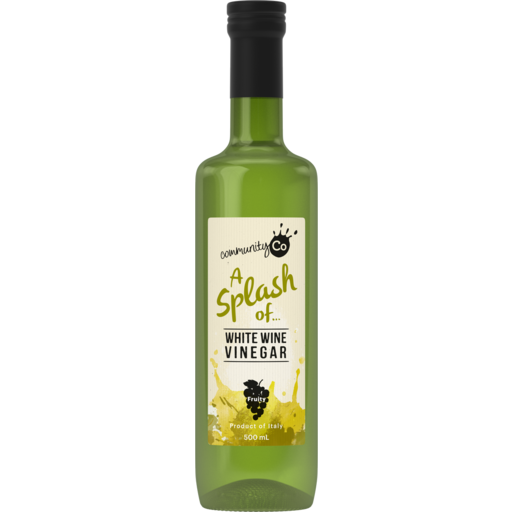 Community Co White Wine Vinegar 500mL