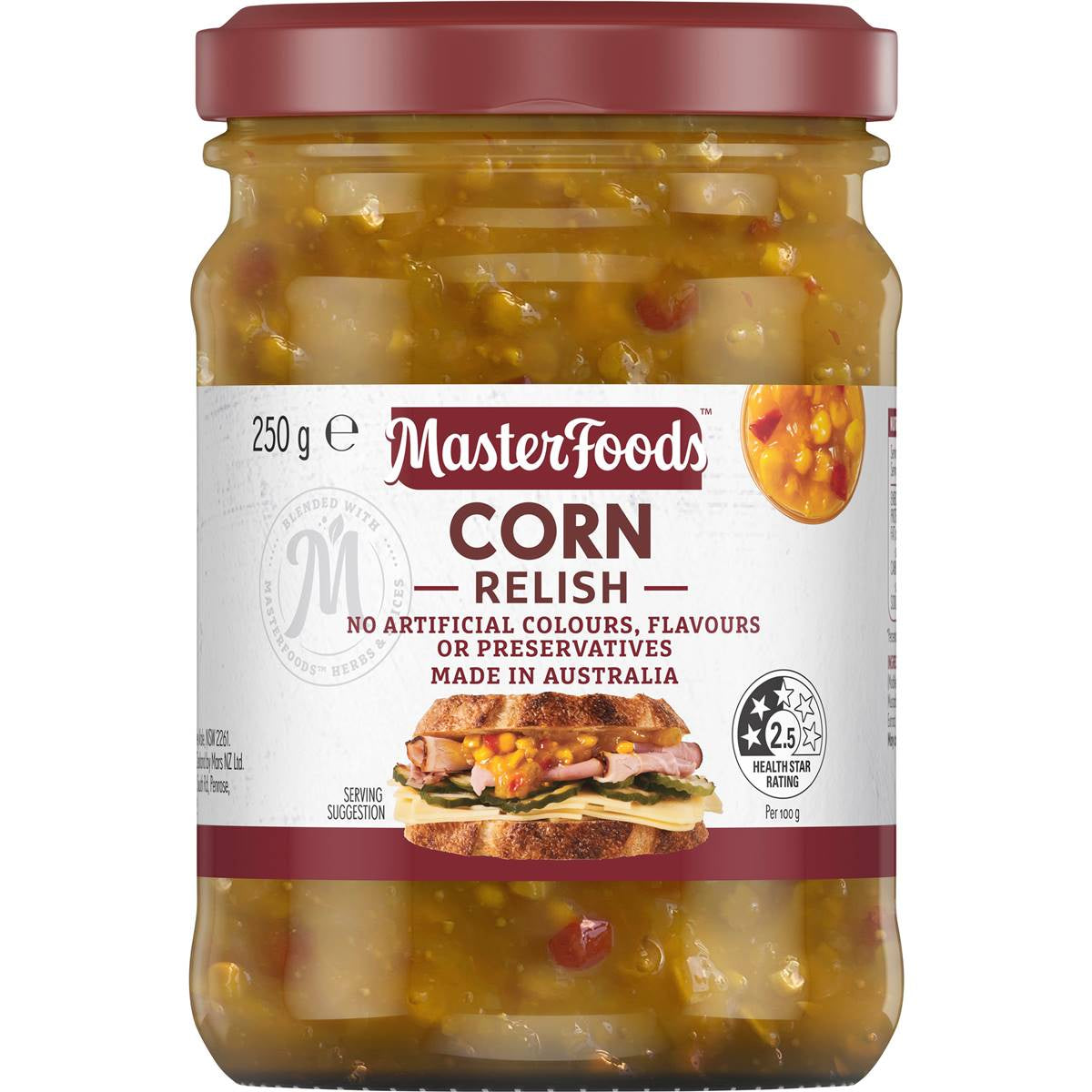 Masterfoods Corn Relish 250g