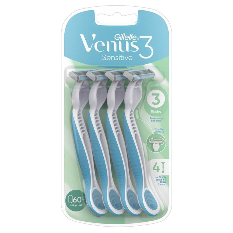 Gillette Venus Simply 3 Disposable Razor 4pk