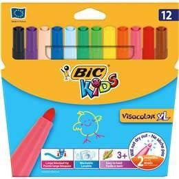 Bic Coloured Textas 12pk