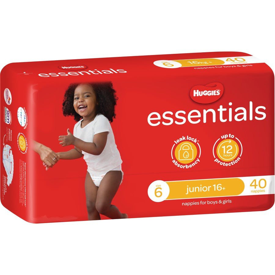 Huggies Essentials Size 6 Junior 40pk